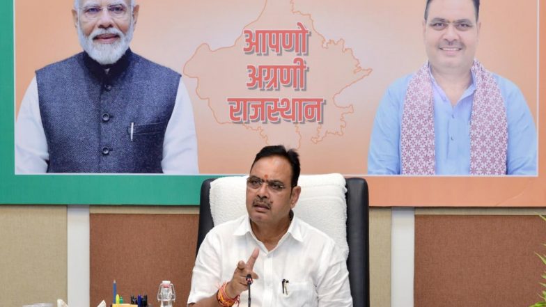 India News | Rajasthan CM Directs Strict Action Against Crime, Holds IGs and SPs Accountable