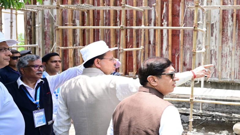 India News | Uttarakhand CM Pushkar Singh Dhami Inspects Science City Project in Dehradun, Addresses STIP Symposium
