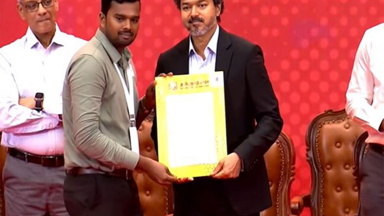 India News | Tamil Nadu CM Vijay Distributes Appointment Orders to 2,144 Medical Staff, Inaugurates Medical Infrastructure in Chennai