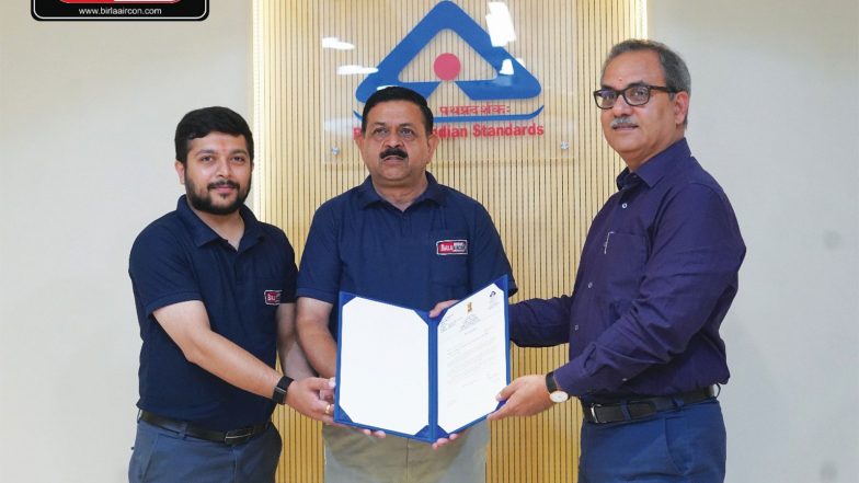 Business News | BIRLA AIRCON Earns Bureau of Indian Standards Appreciation for Quality Excellence, Records Over 700% Growth