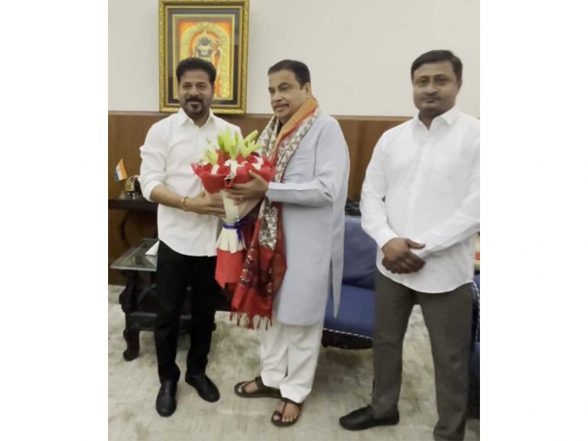 India News | Telangana CM Reddy Meets Nitin Gadkari, Seeks Centres Nod for Northern Part of Regional Ring Road
