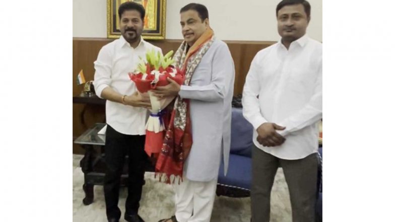 India News | Telangana CM Reddy Meets Nitin Gadkari, Seeks Centres Nod for Northern Part of Regional Ring Road