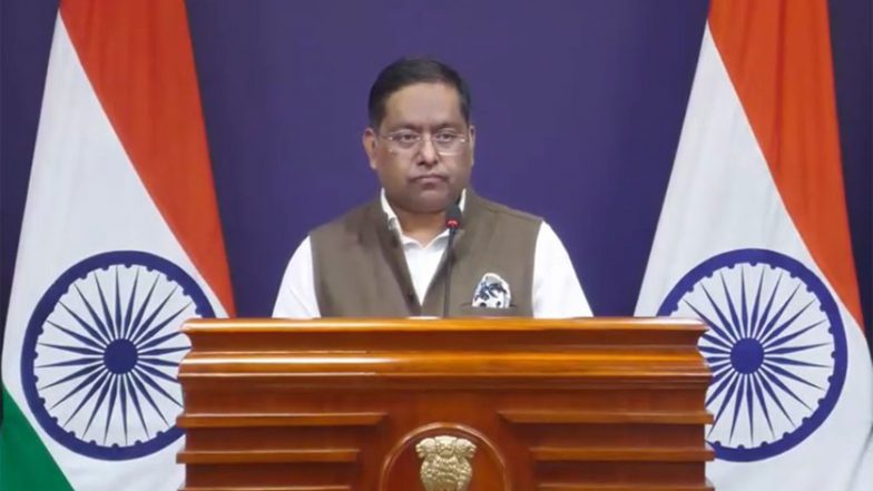World News | India Calls for Safe, Unimpeded Navigation Through Hormuz, Says Attacks on Vessels Must Stop at the Earliest
