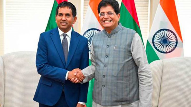 Business News | India, Maldives Move Closer to FTA After First Round of Negotiations; See Substantive Progress