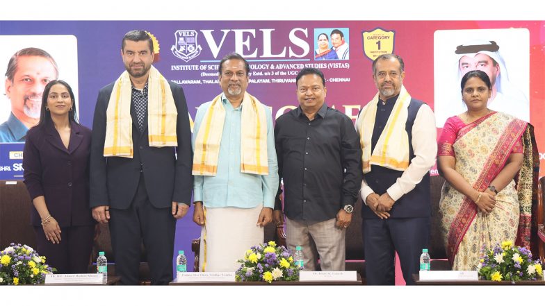 Business News | Padma Shri Sridhar Vembu Inaugurates VELS Thiruvanmiyur Campus - India's First AI-Integrated Vertical University Campus