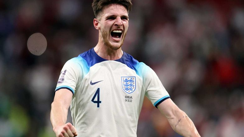 Sports News | FIFA World Cup 2026: Declan Rice Fit and Available for England's WC Semi-final Clash Against Argentina