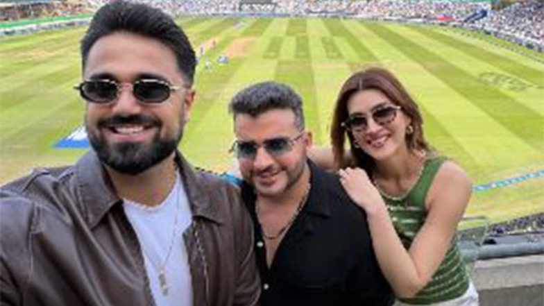 Entertainment News | Kriti Sanon's Appearance with Rumoured Boyfriend Kabir Bahia at India Vs England ODI Steals Spotlight