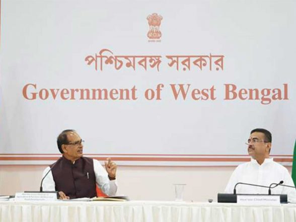 India News | Union Minister Shivraj Singh Chouhan Chairs High-level Review Meeting with West Bengal CM Suvendu Adhikari, State Ministers in Kolkata