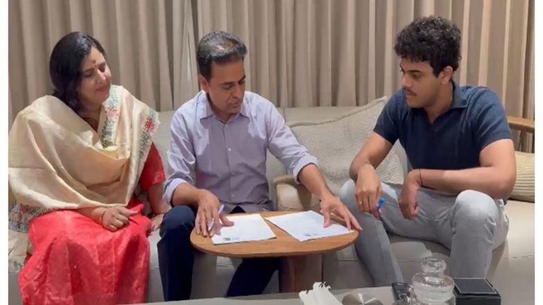 India News | Telangana: BRS Leader KTR Takes Part in SIR, Submits Voter Enumeration Form