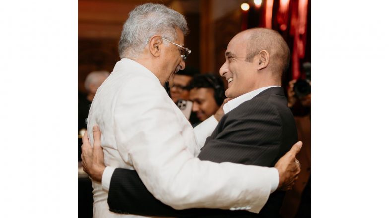 Entertainment News | Akshaye Khanna Makes Rare Appearance at Anshula Kapoor's Wedding Celebrations