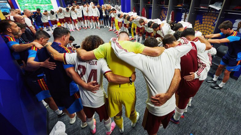 Sports News | FIFA World Cup 2026: Spain Share Jubilant Dressing Room Celebrations After Final Berth