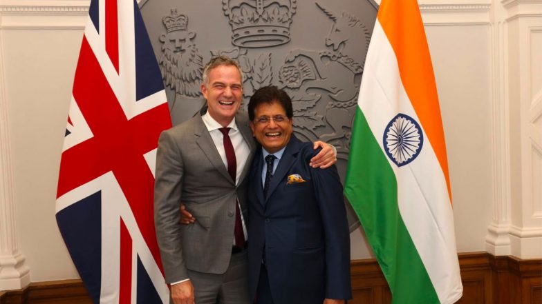 Business News | Piyush Goyal Hails India-UK Comprehensive Economic and Trade Agreement Coming into Force Today