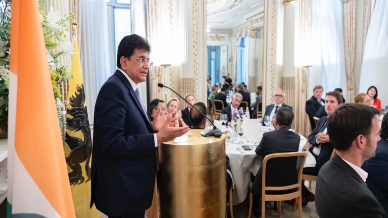 Business News | India-EU FTA Key to Boosting India-Belgium Economic Ties, Says Piyush Goyal