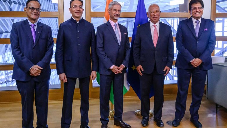 Business News | Deeply Value EU Council President Costa's Positive Outlook for India, Says Piyush Goyal