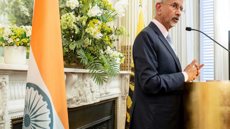 World News | India-EU Ties Advanced, Says EAM Jaishankar After Summit at Brussels Talks