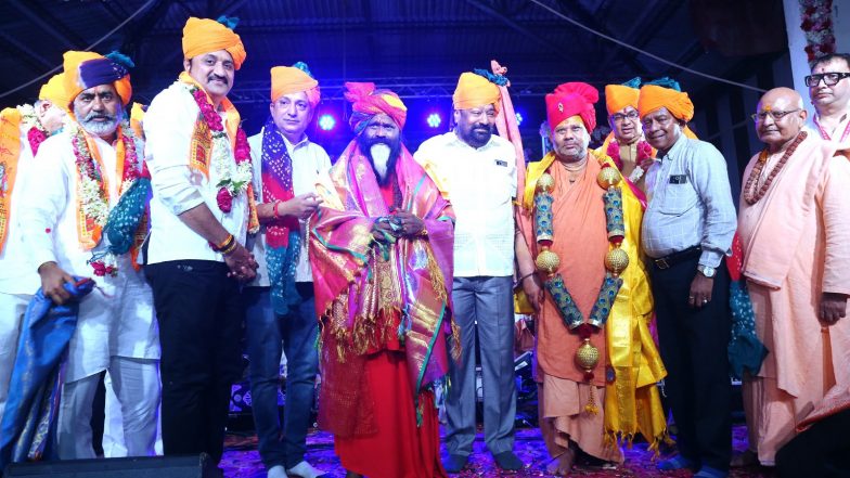 Business News | Saints Resolve to Lead Nationwide Campaign for Cow Conservation, Girl Child Protection and Sanatan Values at Daati Maharaj's 77th Birth Anniversary