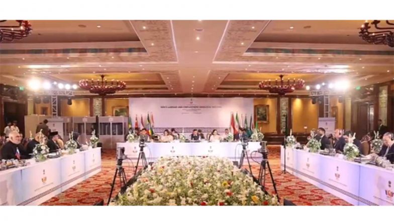 Business News | BRICS Labour Ministers Deliberate on Social Security, Skilling Under India's Chairship in Hyderabad
