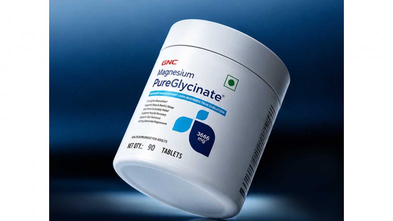 Business News | GNC India Launches Magnesium PureGlycinate™, a 100% Pure, Non-Buffered Magnesium Bisglycinate Formula for Sleep, Recovery and Stress-Relief Support