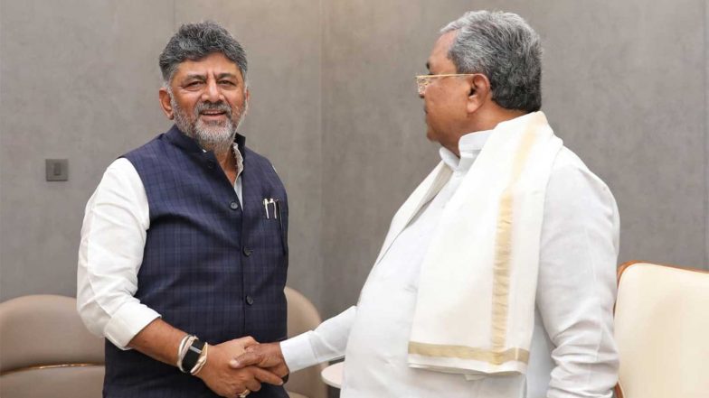 India News | Karnataka: CM Shivakumar Meets Siddaramaiah Amid Speculation over Cabinet Expansion