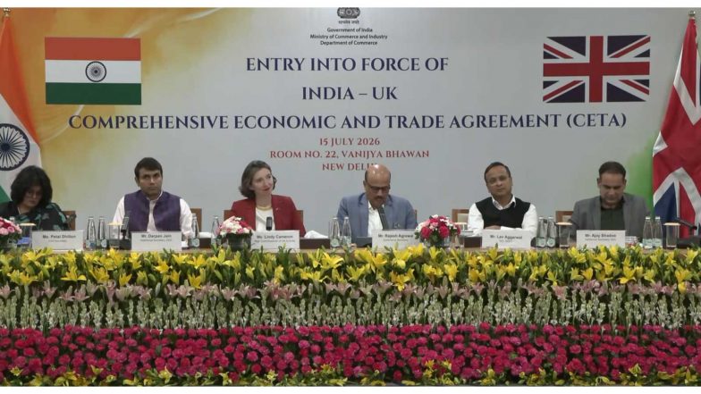 Business News | India-UK CETA Enters Implementation Phase; Success to Be Measured by Jobs, Business Uptake: Rajesh Agarwal