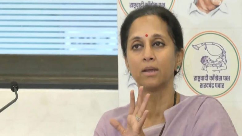 India News | 'Inaccurate and Speculative': NCP Leader Supriya Sule Dismisses Reports of Party Supporting Centre's Delimitation Bill in Parliament