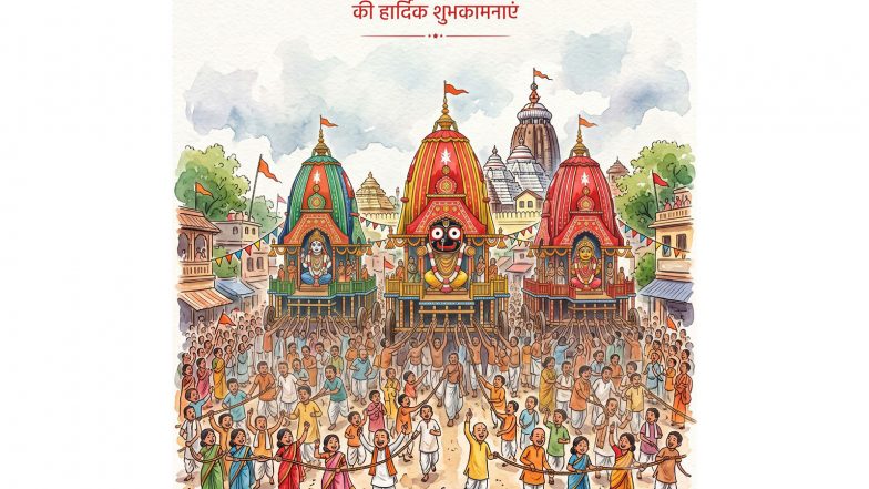 India News | Congress President Kharge Extends Greetings on Jagannath Rath Yatra; Wishes for Peace, Harmony