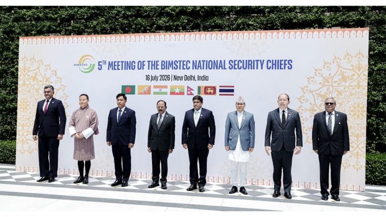 World News | Regional Security: Ajit Doval Chairs 5th BIMSTEC Security Chiefs' Meeting in New Delhi