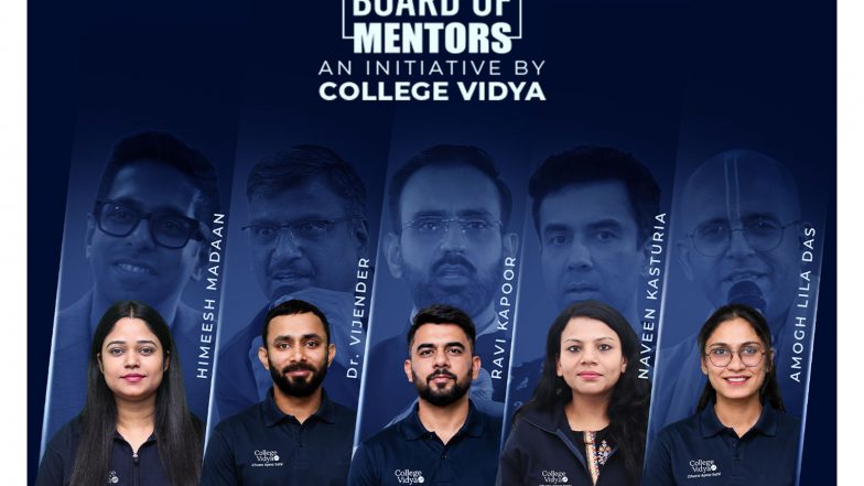 Business News | College Vidya Brings Together Eminent Experts to Launch Board of Mentors for Career Guidance