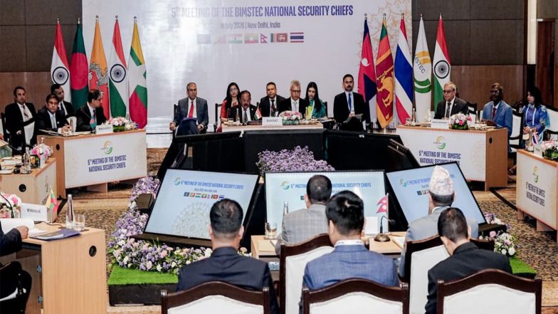 World News | BIMSTEC Security Chiefs Reaffirm Regional Security Cooperation at 5th Meeting