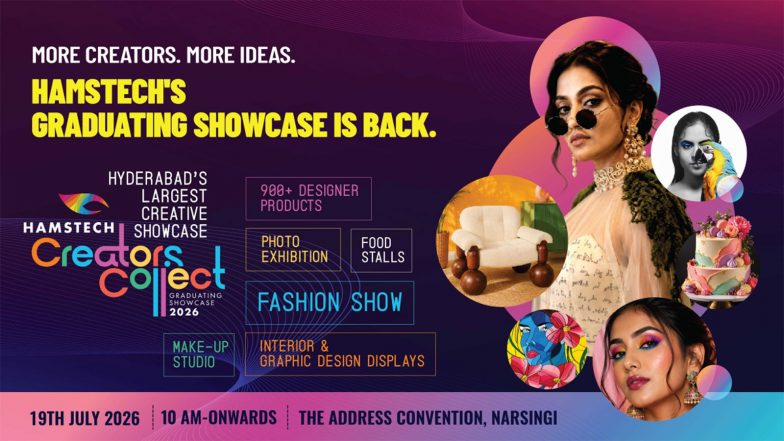 Business News | Hamstech to Host Hyderabad's Largest Creative Showcase Featuring 900+ Graduating Creators