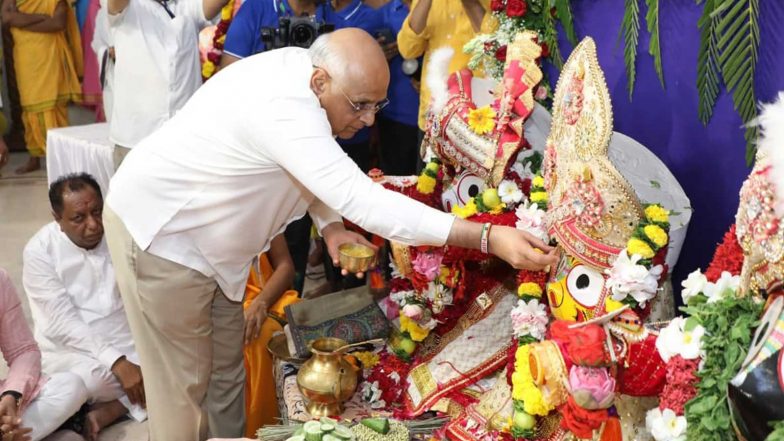 India News | Gujarat CM Bhupendra Patel Flags off Rath Yatra of SGVP Gurukul in Memnagar