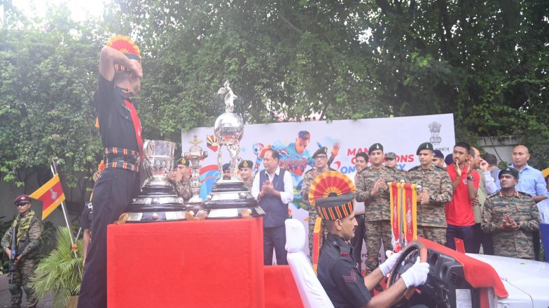 Sports News | Guwahati Welcomes Iconic Durand Cup Trophies, Kicks off 135th Edition Trophy Tour