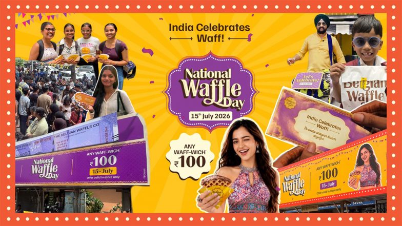 Business News | The Belgian Waffle Co Turns National Waffle Day Into a Festival With a Record Footfall of More Than a Million