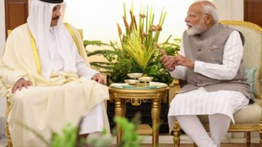 World News | PM Modi Dials Amir of Qatar, Conveys Condolences over Father Amir's Passing