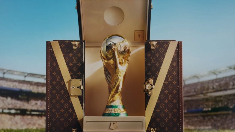 Sports News | FIFA World Cup 2026 Trophy to Arrive in Bespoke Louis Vuitton Trunk for Final in New Jersey