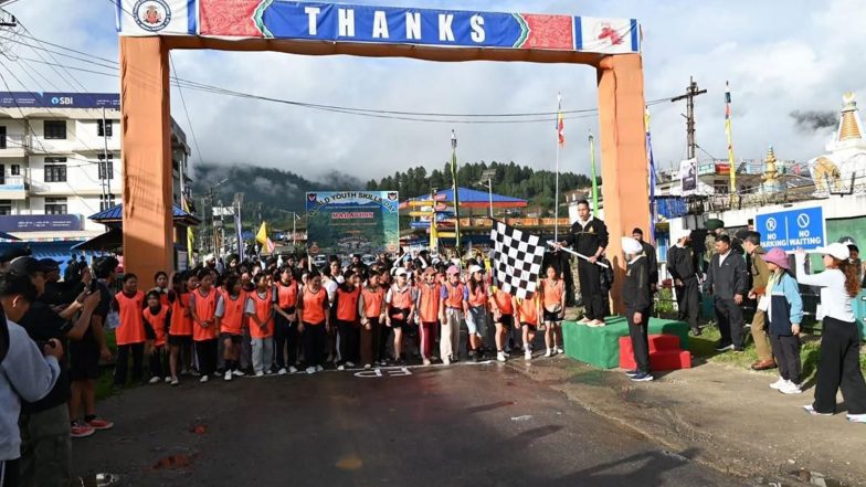 India News | Indian Army Marks World Youth Skills Day with Marathon, Skill Development Programme in Arunachal's Menchuka