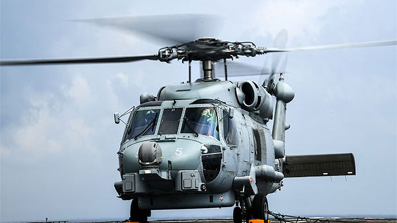 World News | Another MH-60R Seahawk Delivered to Indian Navy as US Hails Growing Defence Partnership