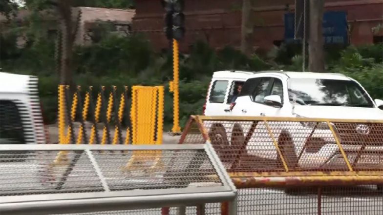 India News | Amit Shah Joins NDA Group of Ministers' Meeting at Rajnath Singh's Residence Ahead of Parliament's Monsoon Session