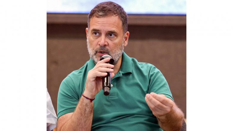 India News | Rahul Gandhi Congratulates Skyroot Aerospace, ISRO on Vikram-1 Rocket Launch