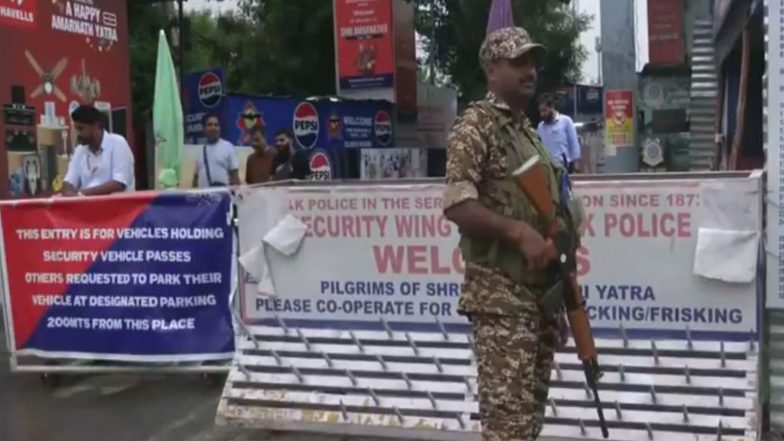 India News | J-K: Amarnath Yatra Temporarily Suspended on Pahalgam, Baltal Routes Amid Weather Alert