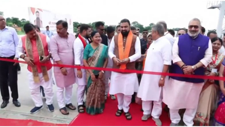 India News | Bihar CM Samrat Choudhary Inaugurates Belwa Dhar Link Channel Construction Work in Sheohar