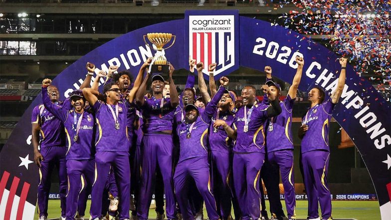 Sports News | Los Angeles Knight Riders Beat Washington Freedom by a Run to Win Their Maiden MLC Trophy
