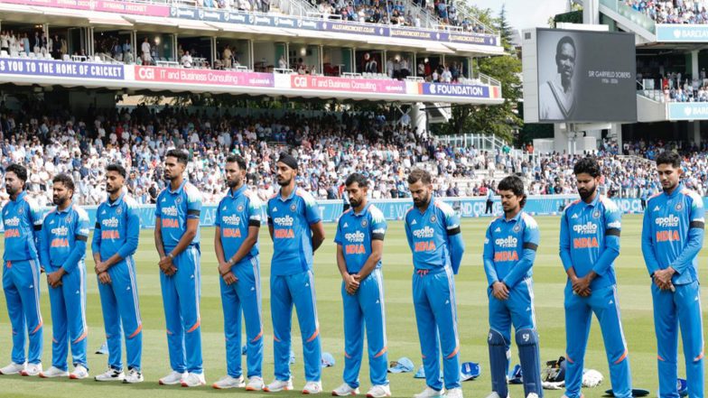 Sports News | Team India Wears Black Armbands to Honour Sir Garfield Sobers in Decisive Lord's ODI