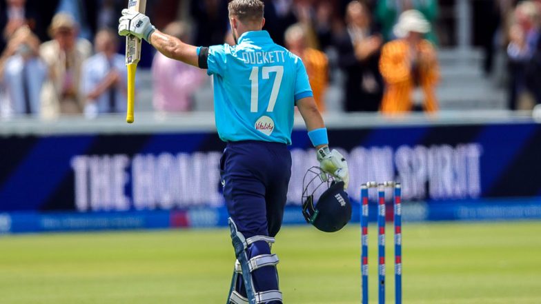 Sports News | 3rd ODI: Duckett's Century, Root's Brilliance, Buttler's Late Blitz Power England to Mammoth 387/3 Against India