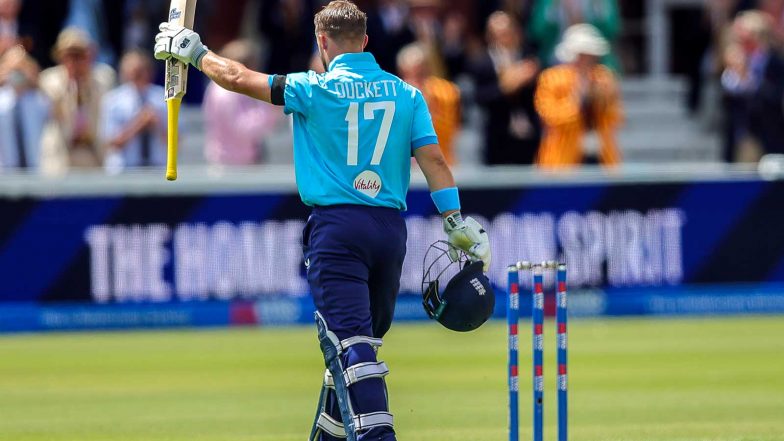 Sports News | Rohit's Heroics in Vain as Duckett, Curran Power England to Series Win Against India at Lord's