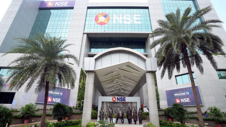 Business News | Sensex Plunges over 500 Points, Nifty Falls Below 24,250 as Brent Crude Tops USD 90