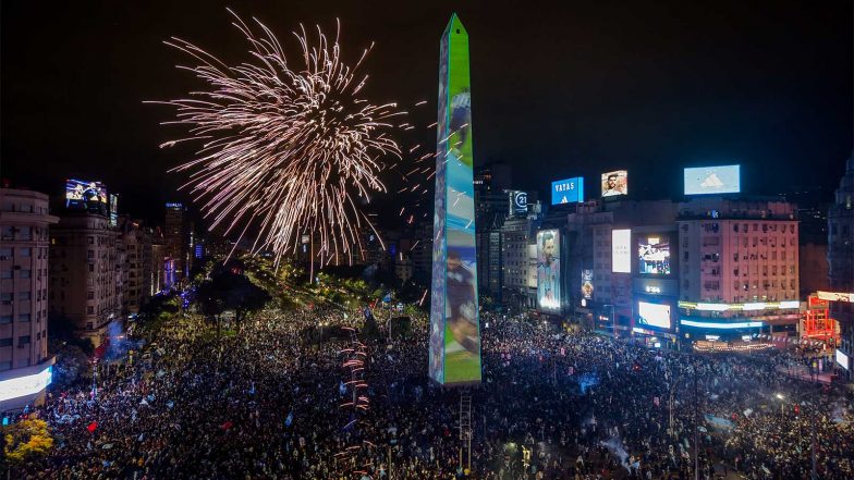 Sports News | FIFA World Cup 2026: Argentina Fans Salute Runners-up with Celebrations in Buenos Aires Despite Final Defeat