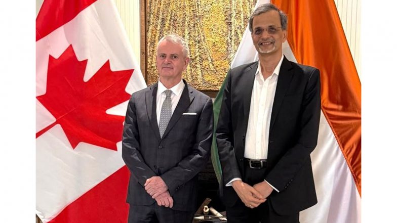 Business News | V. Anantha Nageswaran Meets Canadian High Commissioner; Discusses Opportunities Through CEPA and Driving Sustainable Growth