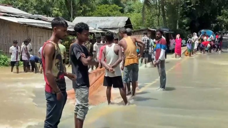 India News | Over 1.7 Lakh People Affected Across 12 Districts as Assam Battles Severe Flooding