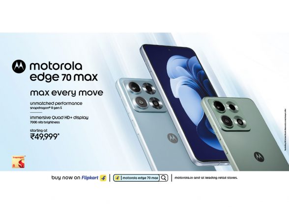 Επιχειρηματικά Νέα | Το Motorola Edge 70 Max ξεκινά από 49.999 $ με Snapdragon® 8 Gen 5, οθόνη AMOLED 2K και μπαταρία 7100 mAh* Επιχειρηματικά Νέα | Το Motorola Edge 70 Max ξεκινά από 49.999 $ με Snapdragon® 8 Gen 5, οθόνη AMOLED 2K και μπαταρία 7100 mAh*
